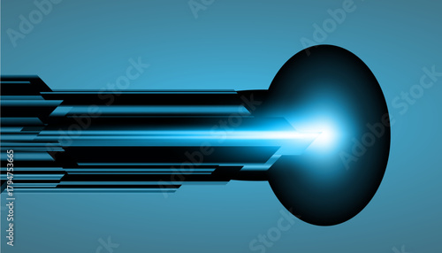 Hi tech digital circuit board.