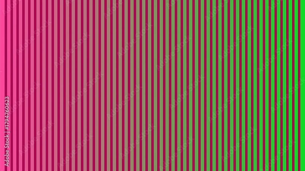 Obraz premium Vibrant Vertical Striped Gradient Background with Pink and Green Colors for Modern Design