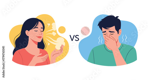 Smell Perception Differences Between People Pleasant Aromas Unpleasant Odors