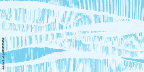 Abstract Sky Blue Striped Wallpaper: a cool graphic design featuring light blue geometric pattern great for digital backgrounds and modern prints