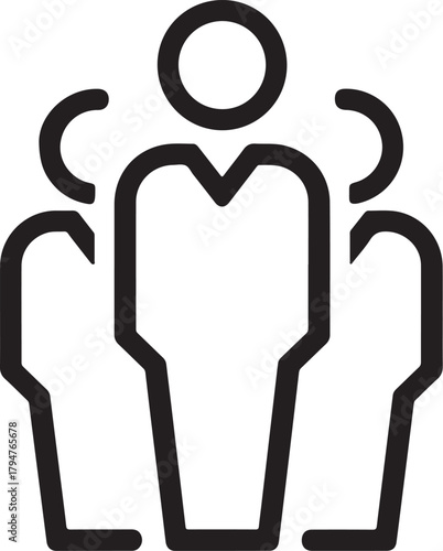 Team icon for business and organization apps