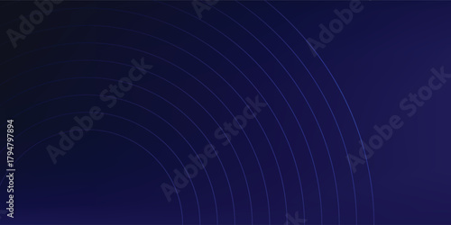 Abstract dark blue and purple gradient background with subtle curved lines creating a modern and futuristic wave pattern.