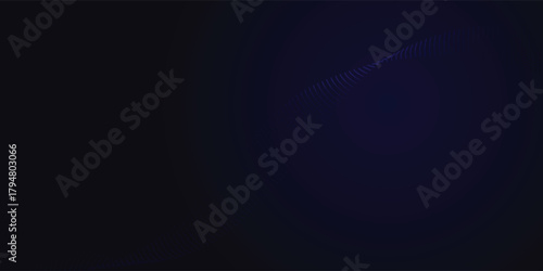 Dark Blue Technology Background, Dynamic Abstract Image, Data Visualization, Artificial Intelligence, Perfect for modern presentations