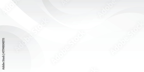 Clean White Curve Abstract Template: A bright, modern backdrop with seamless gradients and flowing shapes, ideal for business presentations, tech websites, and innovative marketing designs