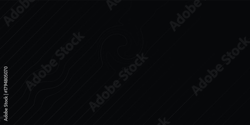 Dark Gradient Texture Stock: Fine black lines form a subtle spiral, useful for sleek backdrops, elegant web designs, and modern digital art projects with a contemporary look