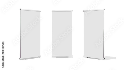 Display your message with a professional retractable banner stand roller banner for trade shows and events