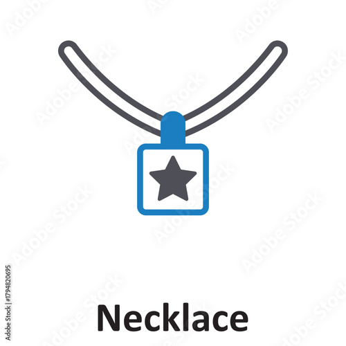 Necklace Vector Icon which can easily modify or edit