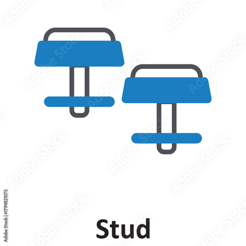 Stud Vector Icon which can easily modify or edit