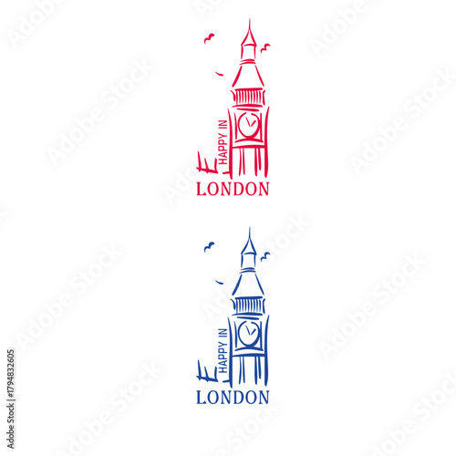 tower of london vector illustration t shirt design 