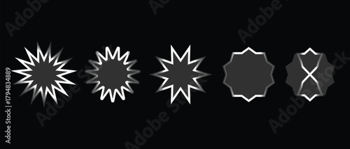 Geometric Shapes Evolution