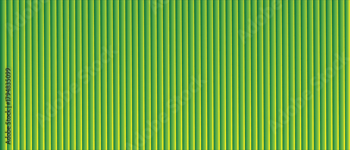 Abstract green striped corrugated background