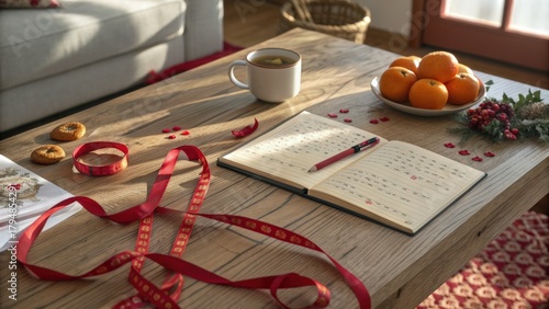 Cozy Christmas Holiday Planning and Festive Decorations