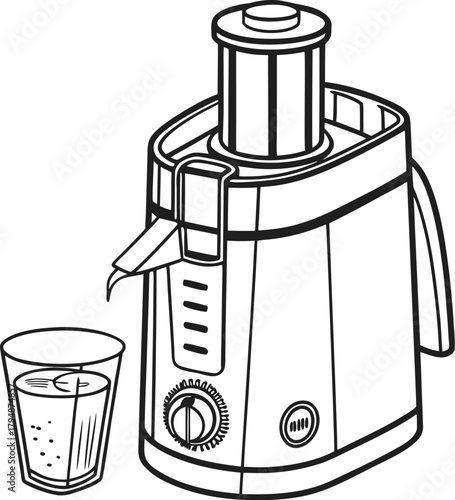 illustration of a blender