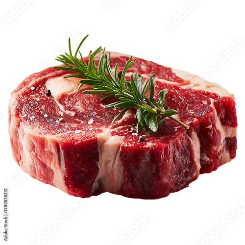 Tender Rib Eye Steak Served with Garlic Butter