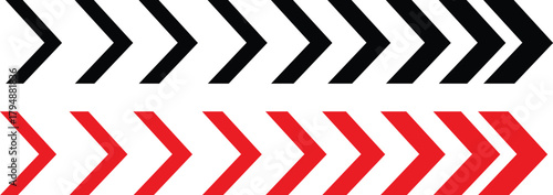 Dynamic arrow symbol. Abstract black, blue, red, road moving dynamic symbols. Dynamic colorful arrow. transparent png and vector illustration.
