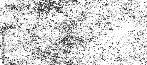 Abstract textured background with a distressed concrete or plaster surface in shades of gray. Vector illustration.