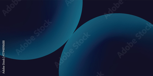 Blue background. Abstract circle gradient backdrop of rich and luxurious colors. Useful for backgrounds, presentations, mailer, templates etc