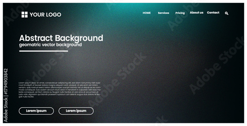 web page,dark mode,techglow modern dark theme design soft cyan glowing abstract background vector template concept template