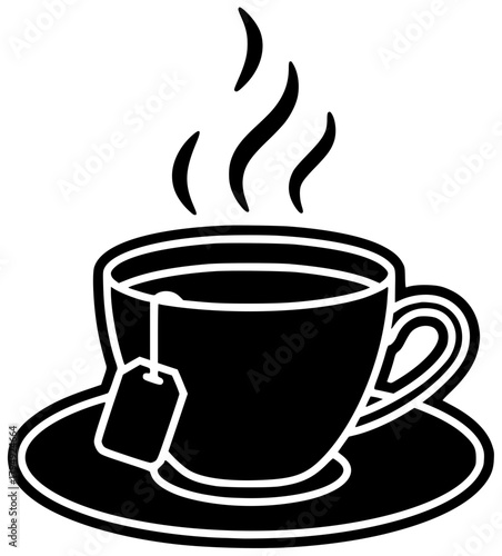 mint illustration green silhouette tea logo leaf icon herb outline fresh herbal healthy nature organic plant natural aroma peppermint shape women vector graphic background