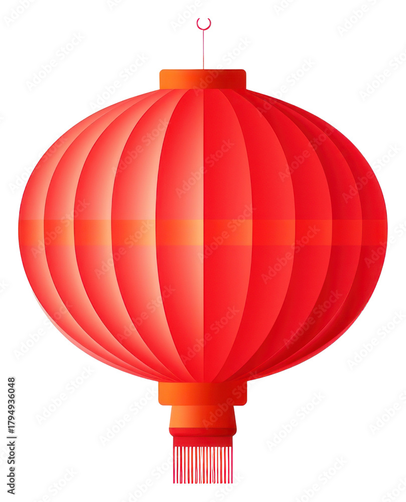Obraz premium PNG Chinese paper lantern balloon white background transportation.