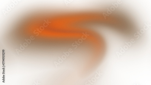Blurred orange abstract shape with a light brown background curve
