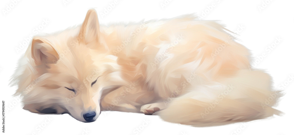 Naklejka premium PNG Dog sleepping mammal animal pet.