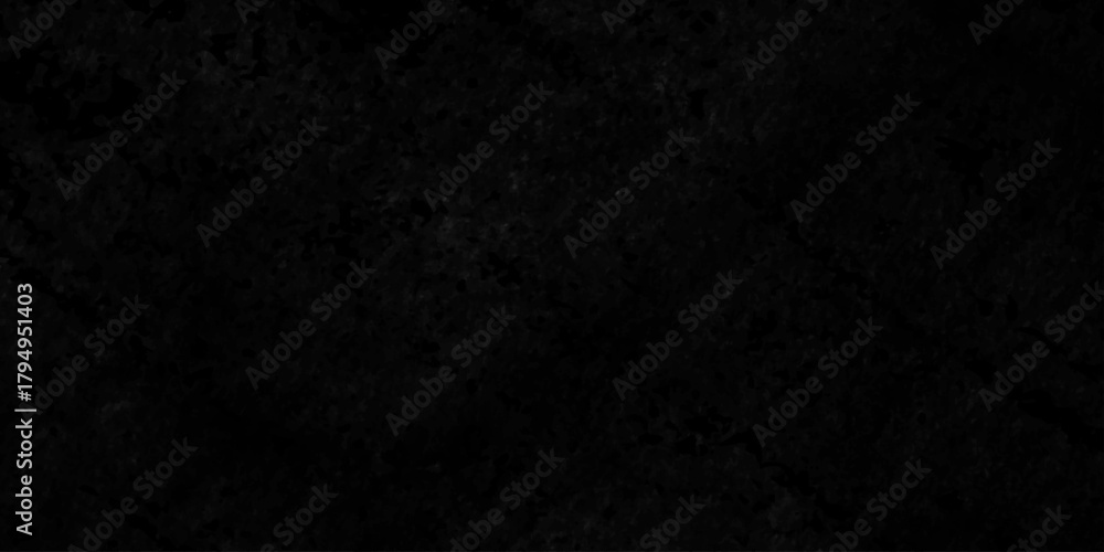 Fototapeta premium Empty grungy retro old paper wall texture. dark black wall concrete cement backdrop grunge stone texture rock marble background.