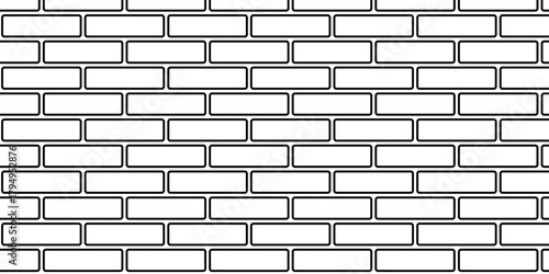 Pavement masonry kitchen seamless mosaic stone concrete wall surface tiles. subway vector block rock white brick wall texture background.	