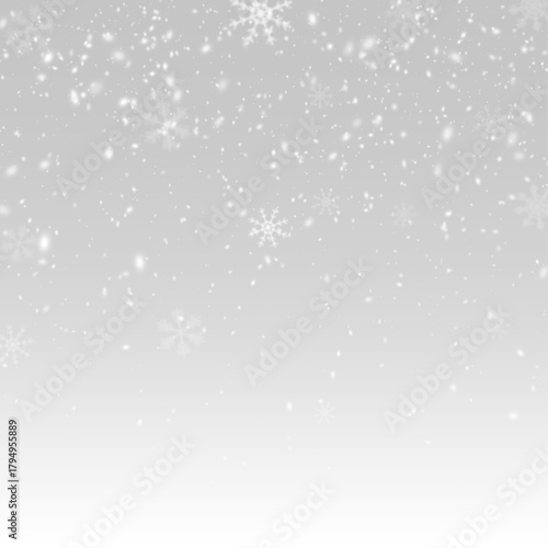 Snow snowfall snowflakes winter overlay transparent falling background PNG vector file