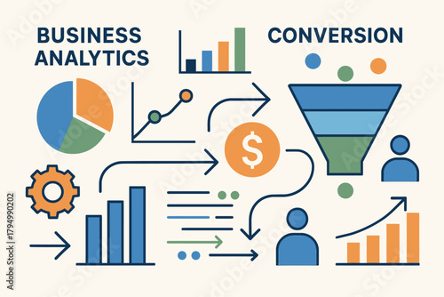 Business Marketing Funnel business analytics
