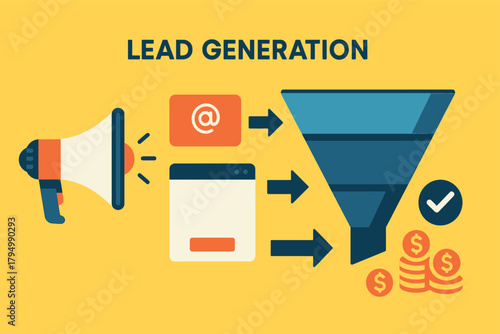 Business Marketing Funnel  lead generation