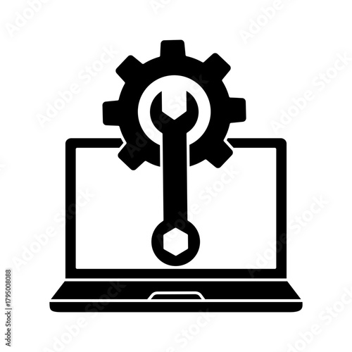 Maintenance Service Icon Glyph