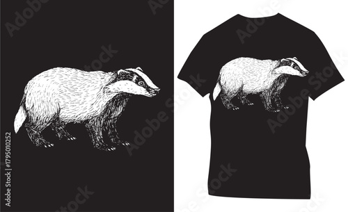 Badger drawn animals