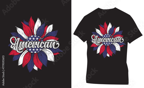 American sunflower 4th of July