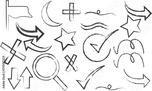 vector set of arrows