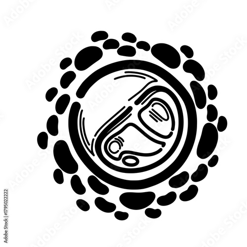 Science Cell Doodle Cute