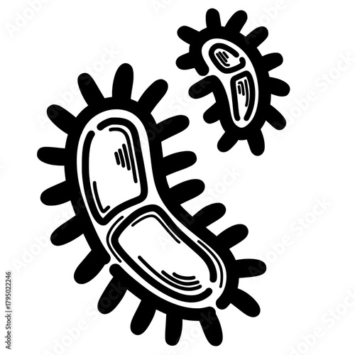 Science Cell Doodle Cute