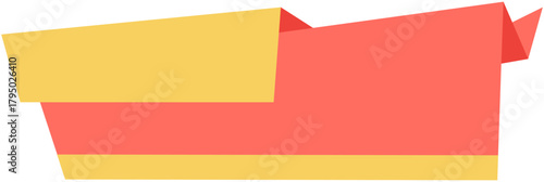 Yellow web button template for user interface design with a circle placeholder