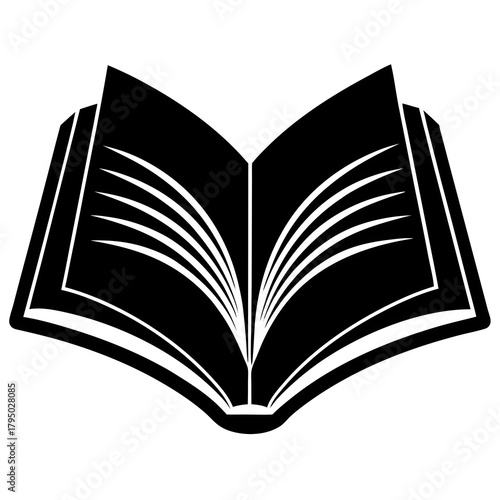 open book vector illustration