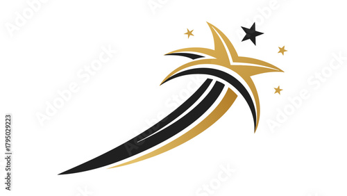 Aesthetic Minimalist Golden Star Icon