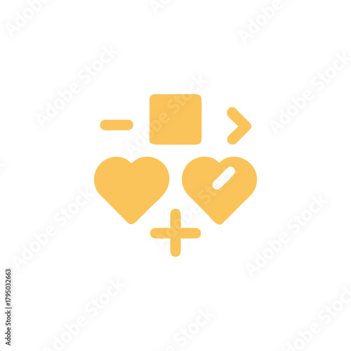 Abstract vector file icon representing digital graphic content