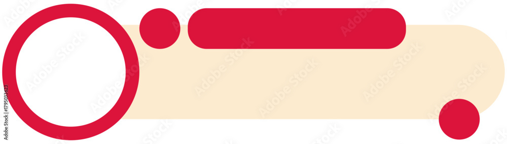 Obraz premium Yellow web button template for user interface design with a circle placeholder