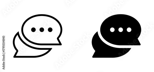 Chat bubble icon
