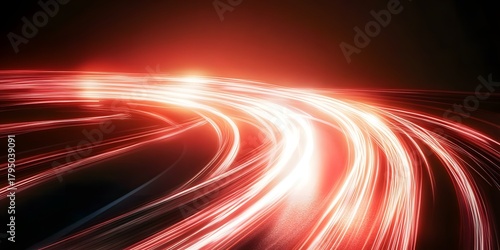 Red light waves create an electric tunnel.