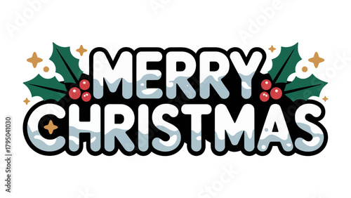 Merry Christmas wishes: A cheerful text, filled with holiday spirit and festive design, spreading seasonal cheer and conveying warm greetings.