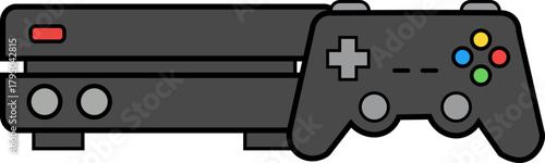 Modern video game console and controller for gaming