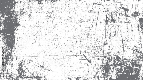 Distressed grunge texture with scratches and speckles in shades of grey and white vector
