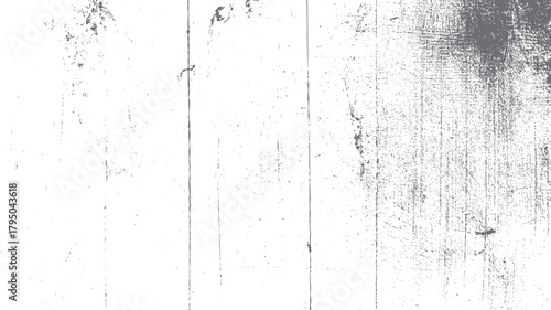 Faded grey distressed wood grain texture with vertical plank lines and scattered speckles vector