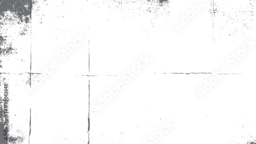 Faded grey distressed paper texture with horizontal and vertical creases and scattered speckles background