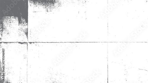 Grungy distressed paper texture with scattered dark grey speckles and horizontal fold lines grunge background